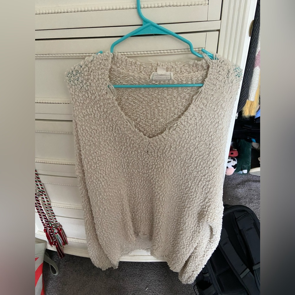 White Oversized Sweater